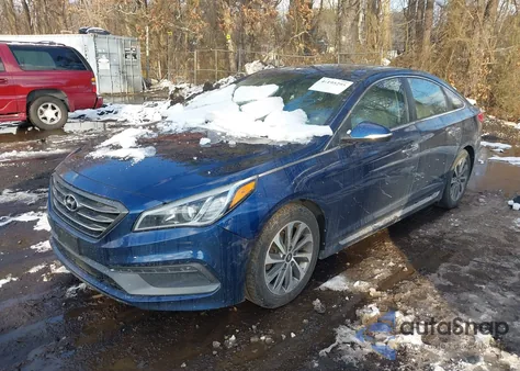 2016 Hyundai Sonata Sport from USA, damaged, VIN 5NPE34AF4GH408702